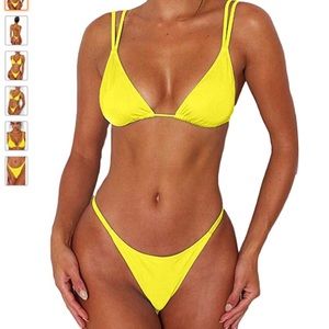 Brazilian High Waist Triangle Swimsuit